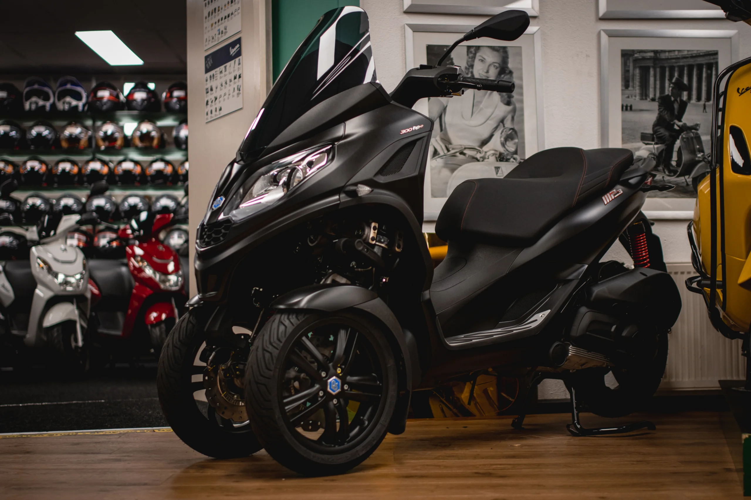 Een ruim assortiment motorscooters